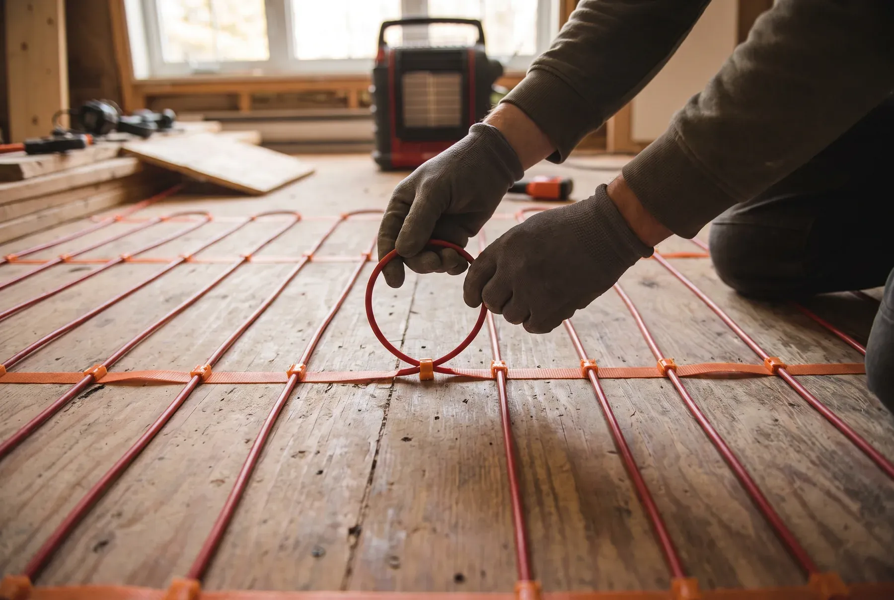 Plancher chauffant en rénovation, Verdun